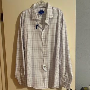 NWT - Mens Warehouse no iron button up shirt
